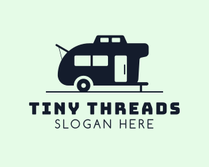 Outdoor Travel Trailer Van logo design