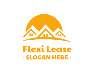 Sunset House Realtor  logo design