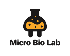 Laboratory Flask Plug logo design