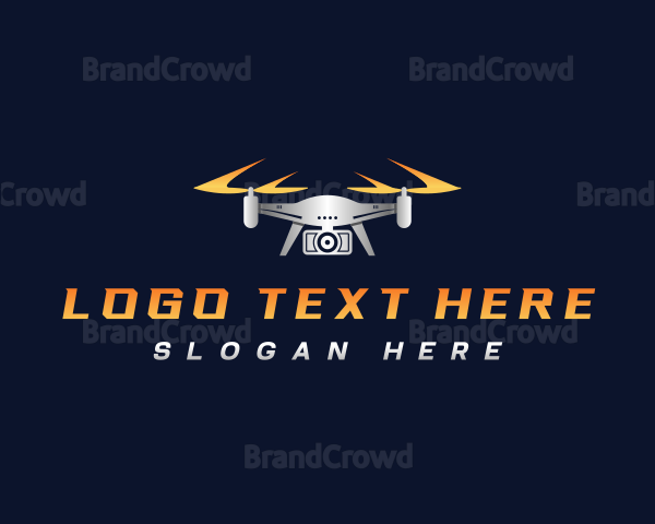 Surveillance Camera Drone Logo