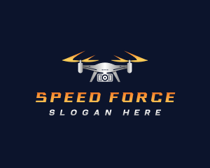 Surveillance Camera Drone logo design