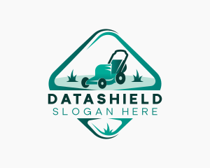 Lawn Mower Landscaping Logo