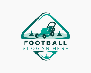 Lawn Mower Landscaping Logo