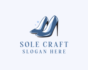 Shoemaking - Fashion High Heels logo design