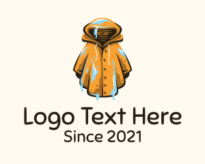 Mysterious - Wet Yellow Raincoat logo design