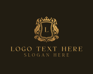 Luxury - Shield Regal Monarch logo design