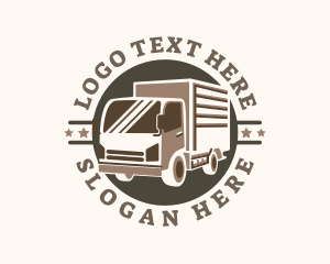 Transport - Delivery Truck Star logo design