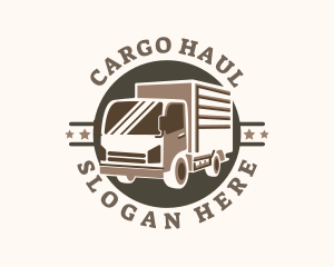 Delivery Truck Star logo design