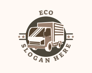Haulage - Delivery Truck Star logo design