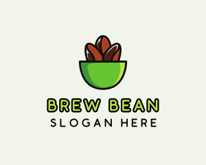 Coffee - Coffee Bean Bowl logo design