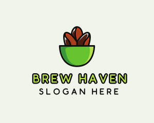 Coffee Bean Bowl logo design