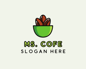 Coffee Bean Bowl logo design