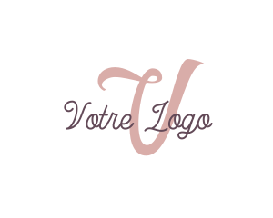 Feminine Script Brand Logo