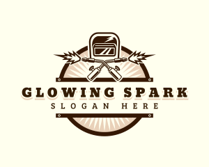 Welding Torch Mask logo design