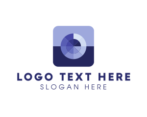 Pie Chart - Organizer Chart App logo design