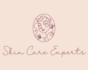 Organic Woman Beauty logo design