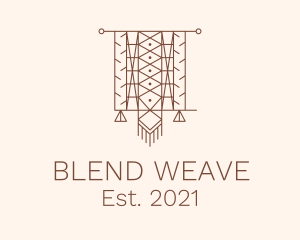 Ethnic Tapestry Curtain logo design