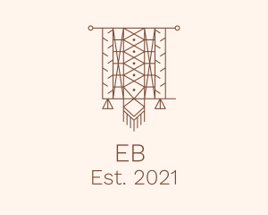 Boho - Ethnic Tapestry Curtain logo design