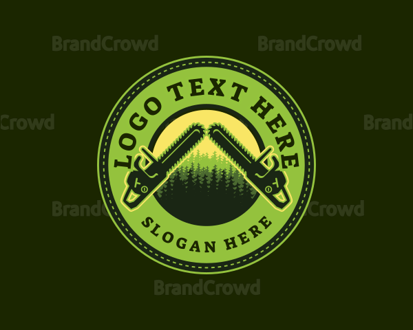 Forest Woodwork Chainsaw Logo