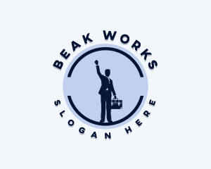 Company Work Employee logo design