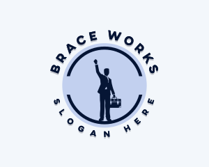 Company Work Employee logo design