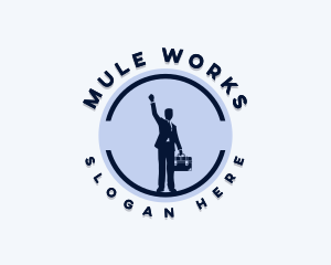 Company Work Employee logo design