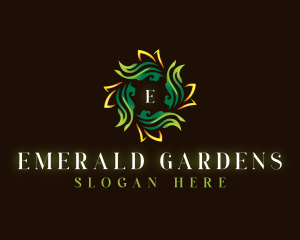 Leaf Sun Gardening logo design