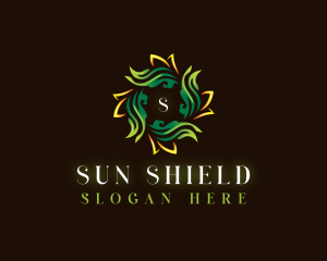 Leaf Sun Gardening logo design