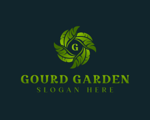 Eco Garden Leaves logo design