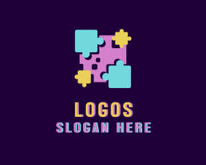 Puzzle - Pixel Jigsaw Puzzle logo design