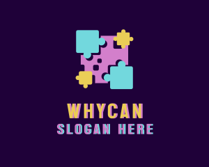 Program - Pixel Jigsaw Puzzle logo design