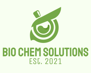 Biochemical - Green Eye Chemistry logo design