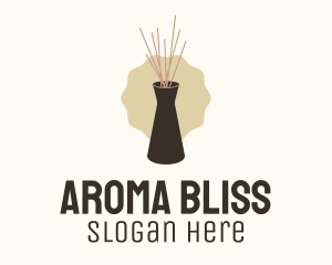 Diffuser - Reed Diffuser Aromatherapy logo design