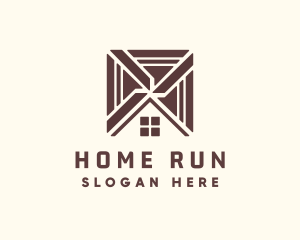 Home Flooring Tile logo design