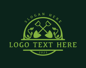 Maintenance - Landscaping Garden Shovel logo design