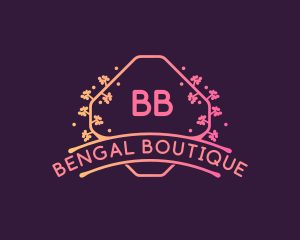 Botanical Floral Boutique  logo design