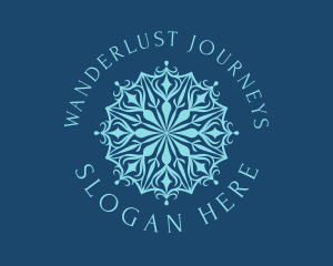 Blue Diamond Mandala Logo