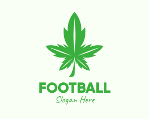 Smoke - Green Leaf Cannabis logo design
