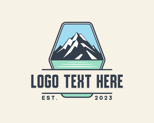 Mountaineer - Mountain Peak Trekking logo design
