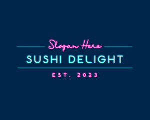 Neon Light Business logo design