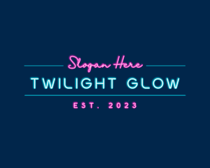 Neon Light Business logo design