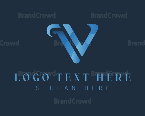 Professional Letter V Business Logo