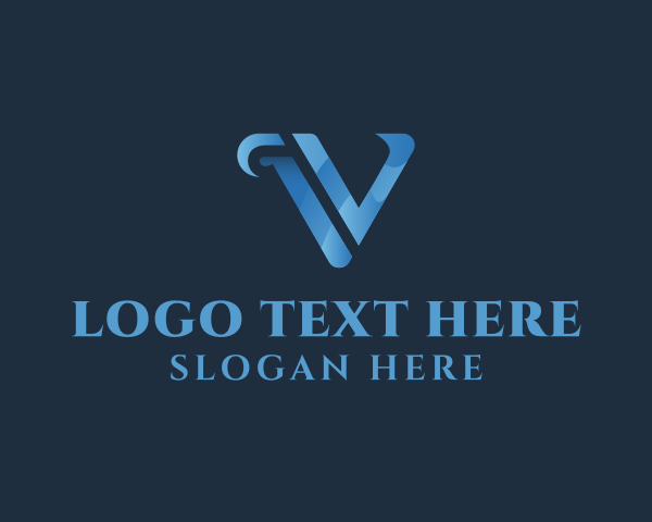 Studio - Professional Letter V Business logo design