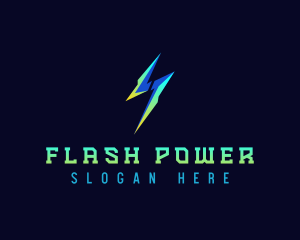 Electrical Lightning Charge logo design