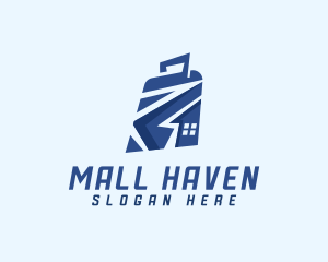 Home Shopping Bag logo design