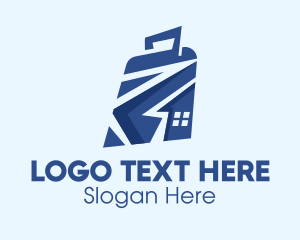 Home Listing - Home Shopping Bag logo design
