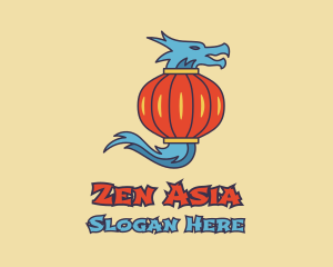 Asia - Asian Lantern Dragon logo design