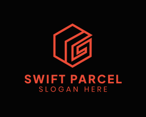 Parcel - Package Logistic Letter G logo design