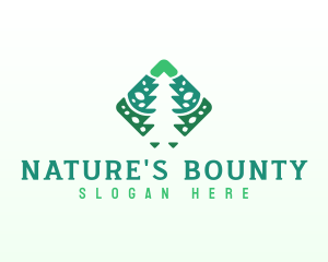 Nature Pine Tree  logo design