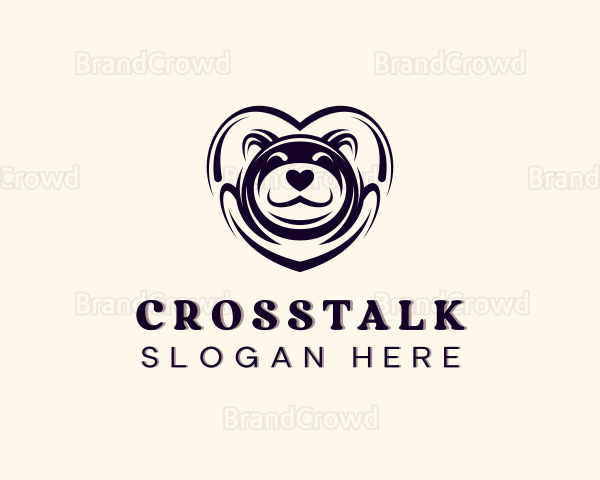 Bear Heart Stuffed Animal Logo